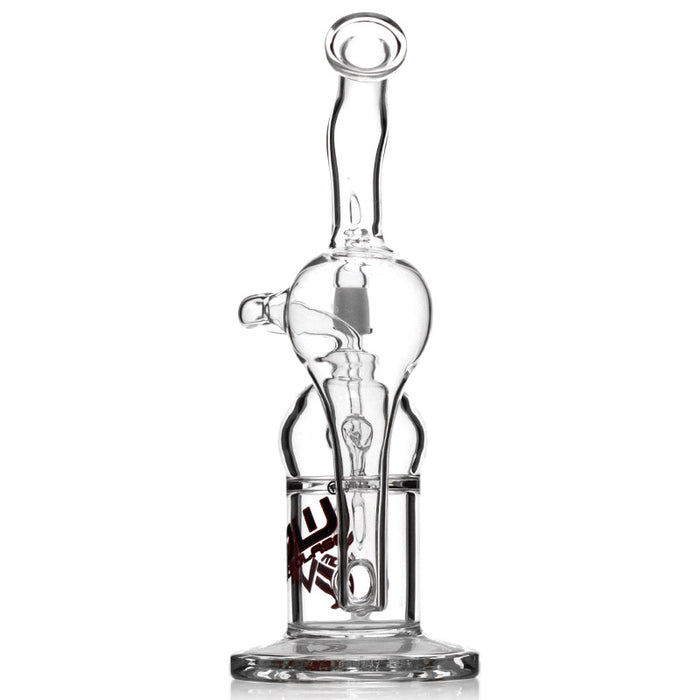 JM Flow Sci Glass Crystal Ball Perc 8" Mini Recycler