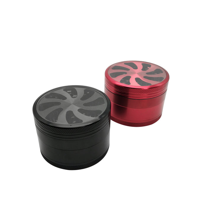4 Layers Collest Whirlwind Aluminum Alloy Metal Herbal Tobacco Cigarette Grinder Smoke Cigar Crusher