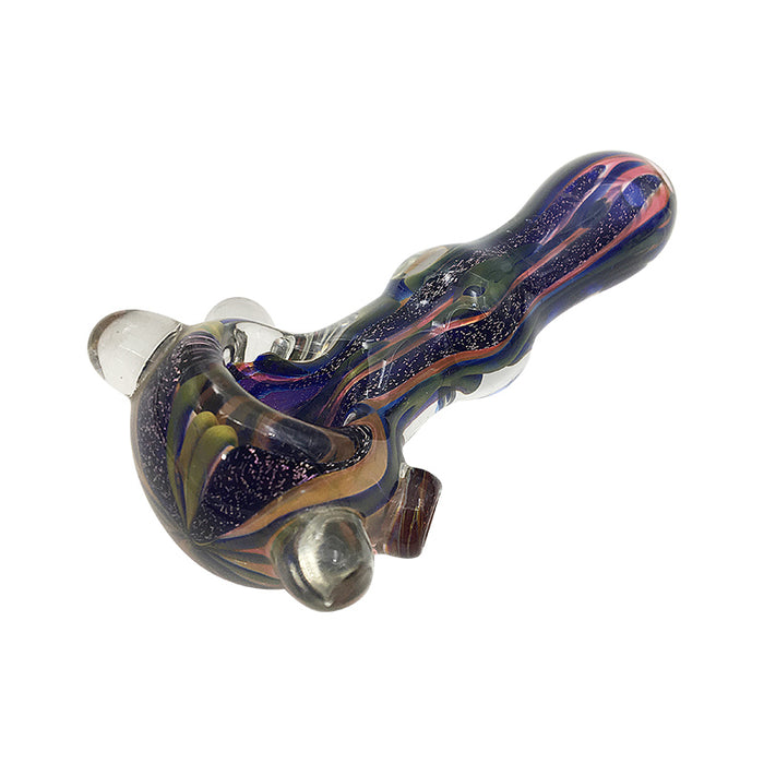 Glass Hand Pipe for Smoking People with Blue Color 301#