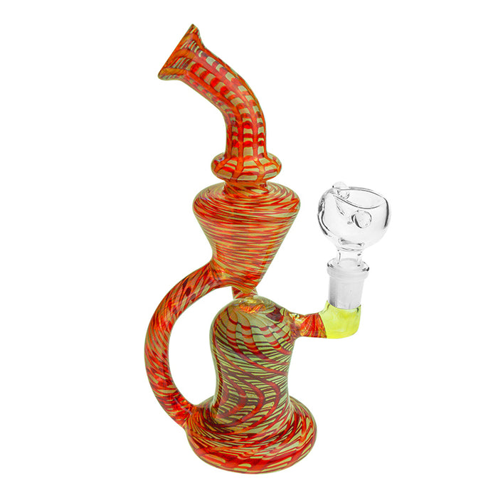 Recycler Pipe Colorful Glass Smoking Water Pipe 236#
