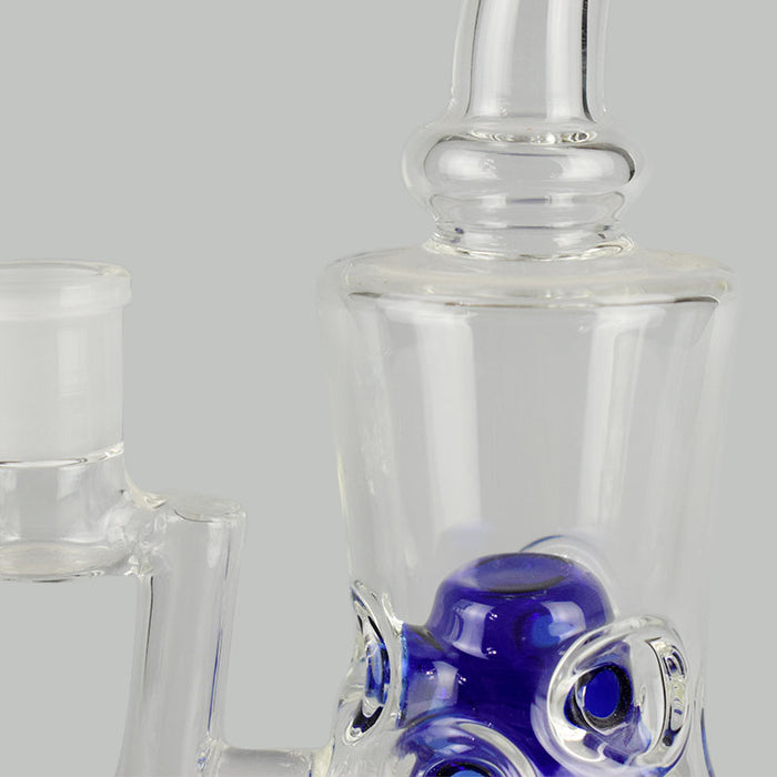 New Glass Bong Dab Rig with Inline Colored Perc 396#