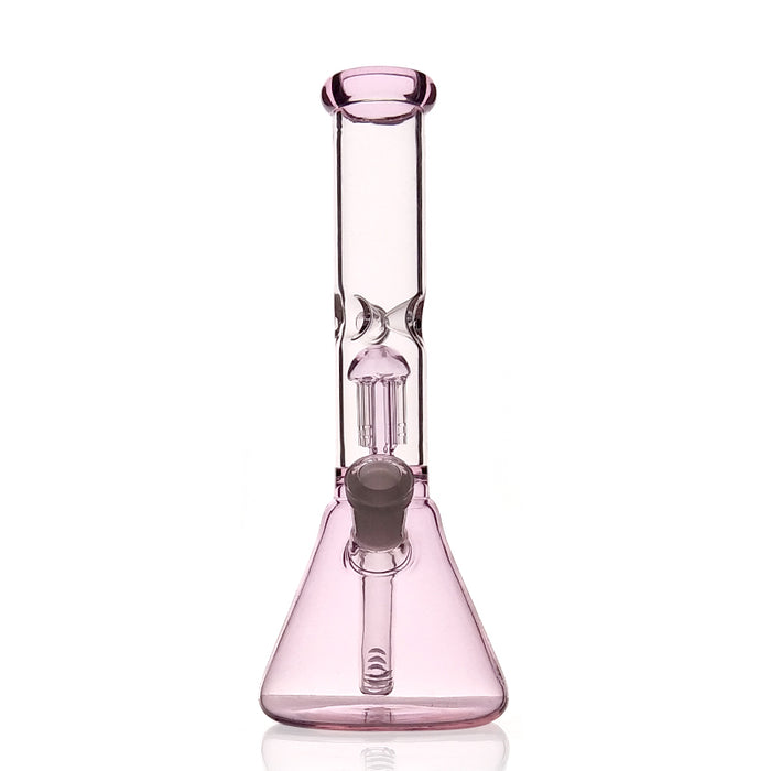 Pink Glass Smoking Water Pipes with Diffused Downstem