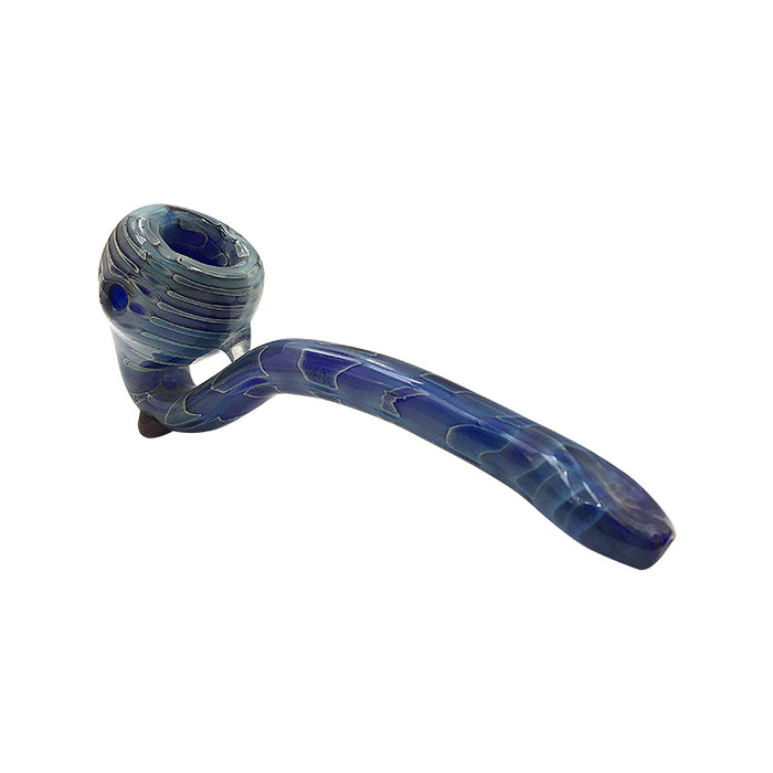 Sherlock Glass Hand Pipe Wholesale Glass Smoking Spoon Pipe 329#
