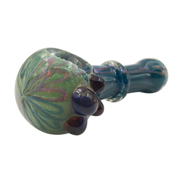 Color Pipe Fumed Spoon Pipe for Tobacco Smoking Wholesale 260#
