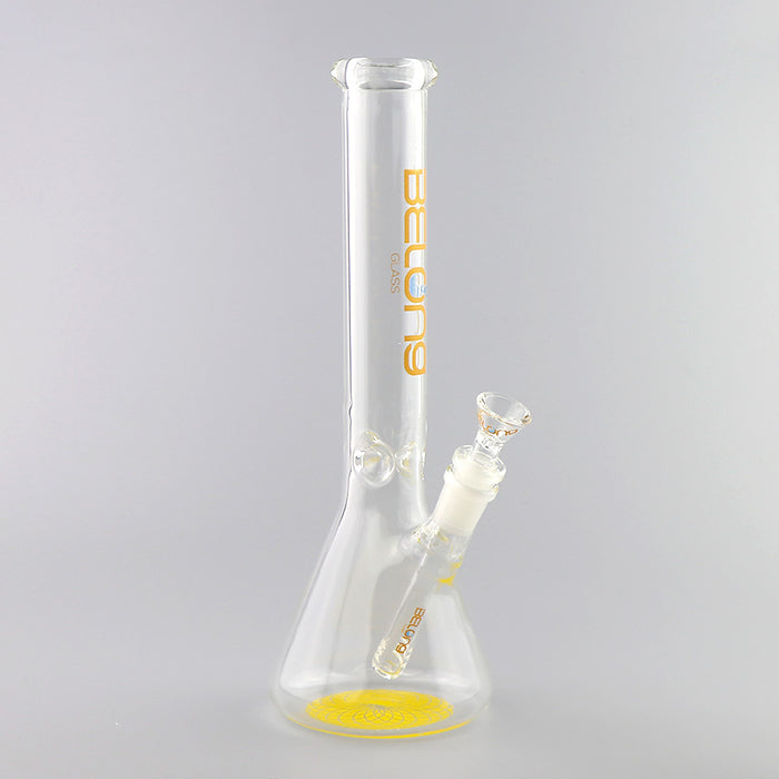 12" Tall Beaker Bong with DIfferent Color logo