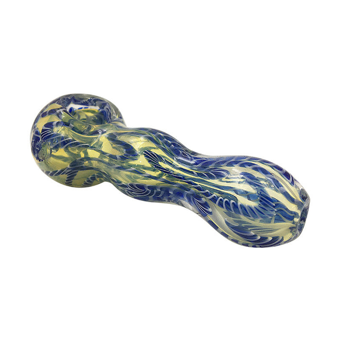 Mixed Color Spoon Pipes Hookahs Glass Smoking Pipe 423#