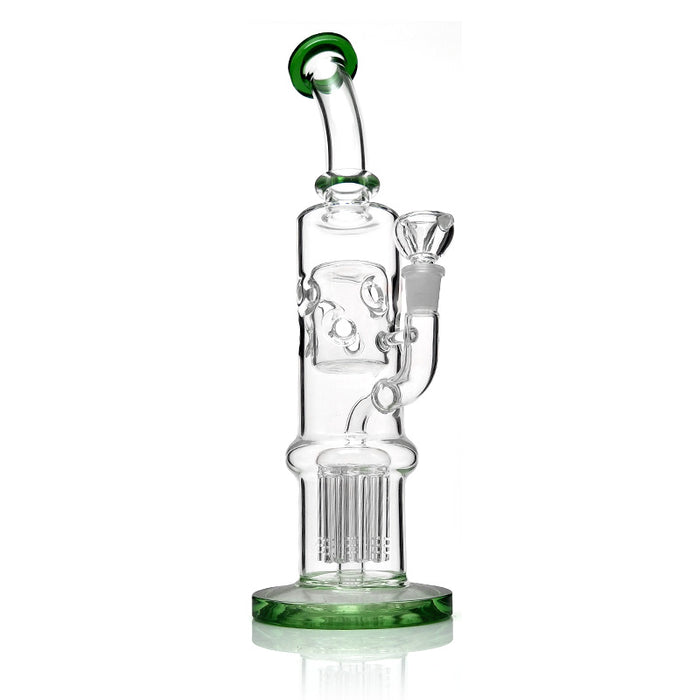 Bent Neck Barrel Swiss Hookah Glass Smoking Water Pipes 278#