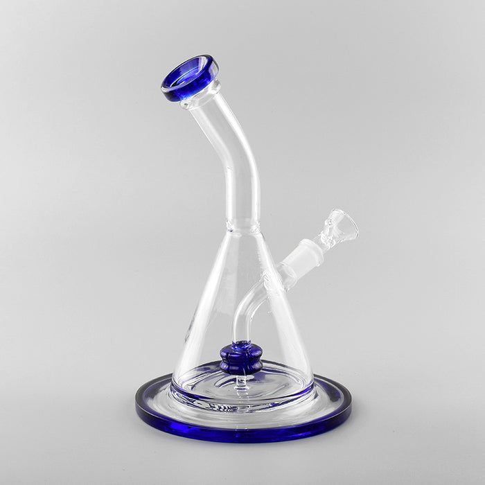 DAB Rig Glass Water Pipe Green Blue Color 10" Tall