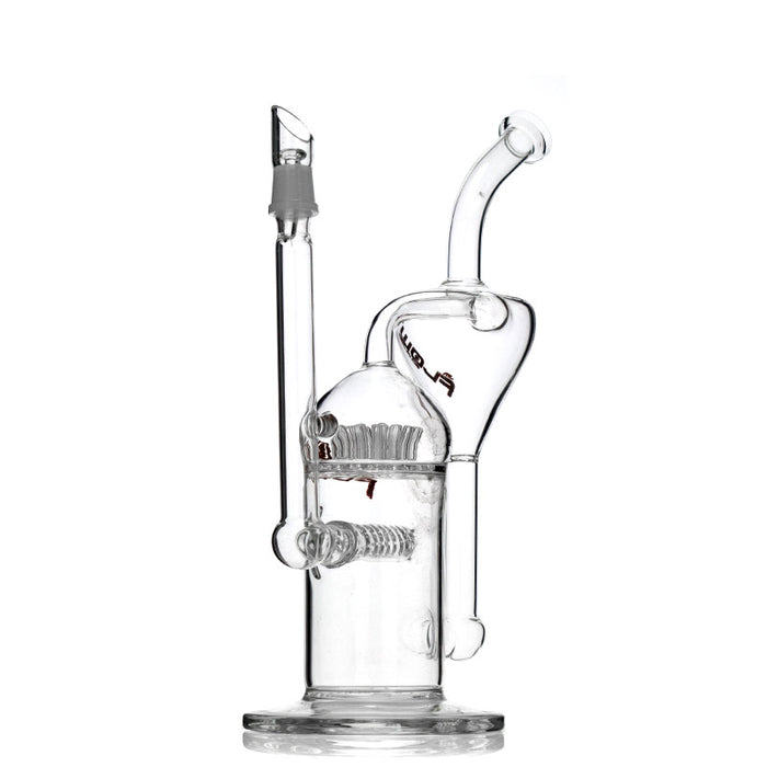 JM Flow Sci Glass Inline with Sprinkler Large Recycler 142#