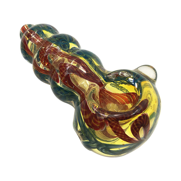 New Glass Hand Pipe Spoon Wholesale Hookah Tobacco Glass Smoking Pipe 322#