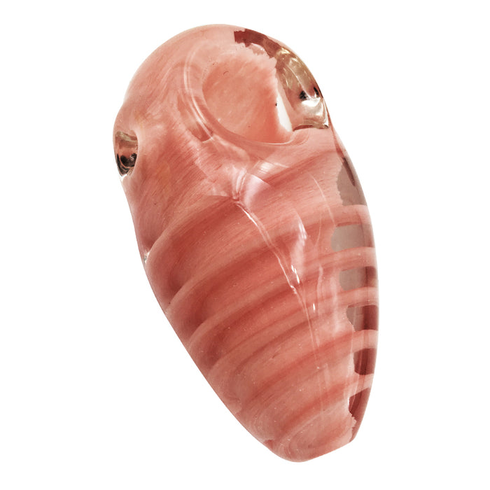 Inside Stripes Glass Bee Pupa Mini Hand Pipe Multiple Colour 027#