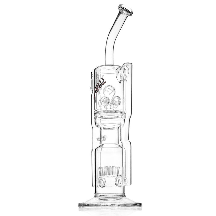 JM Flow Sci Glass Recycler with Sprinkler Perc to Cross Perc