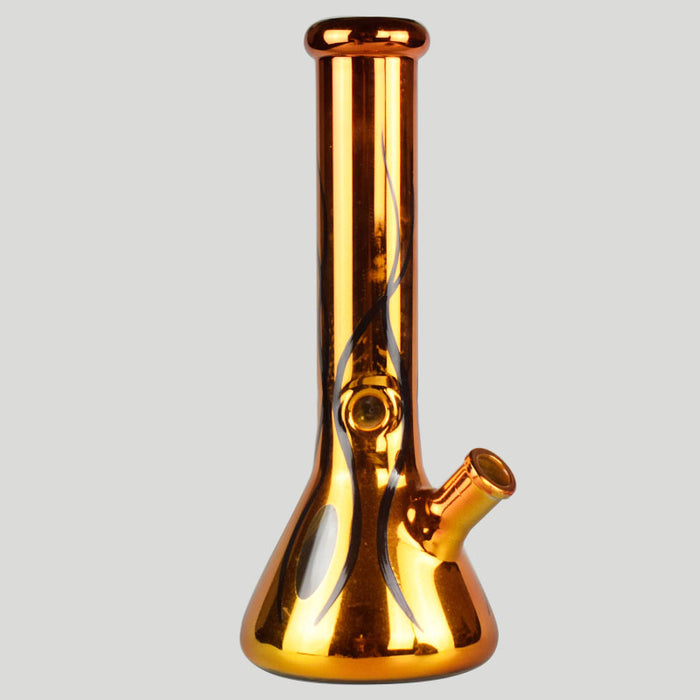 Golden 18mm Joint 12.8 Inches Bong Oil Dab Rig Glass Water Pipe 410#