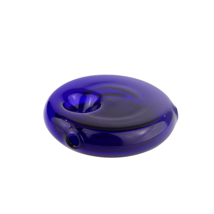 Good Style Round Shape American Shield Pipe Blue with Red Color 028#