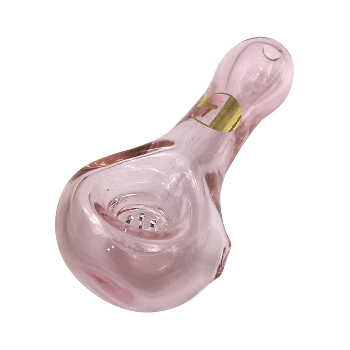 Flashy  Glass Pipe Pink Color Pipes  Hand Pipes 271#