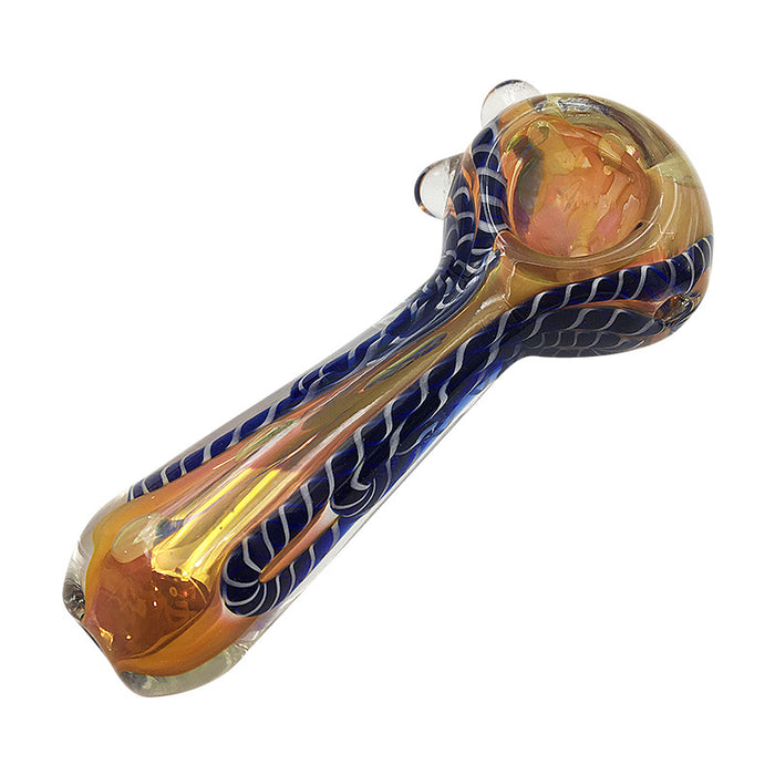 Switchbacks Grain Bowl Spoon Pipe with Spiral Colored 249#