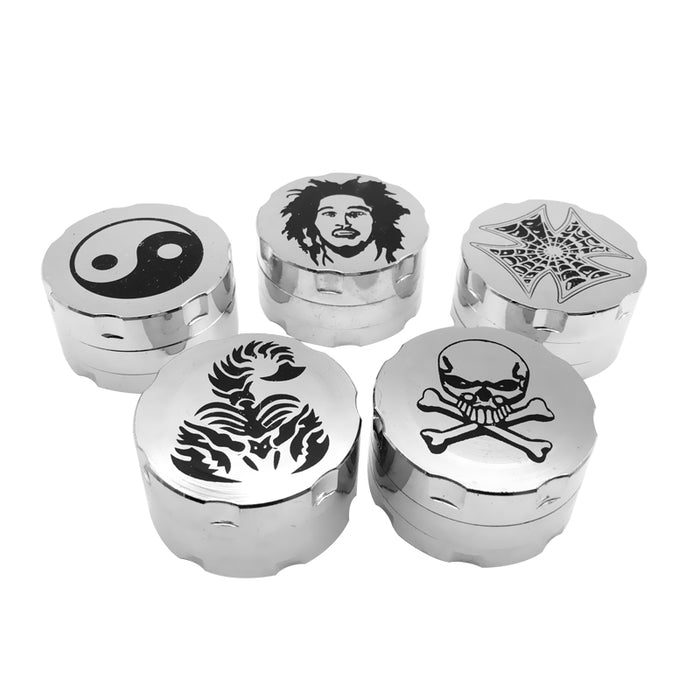 Mini Metal Hard Top CNC herb herbal grinder mill hand Muller