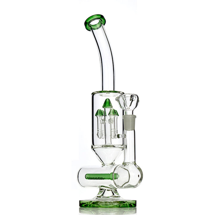 Bent Neck Glass Water Pipe Recycle Pipe with Female Joint