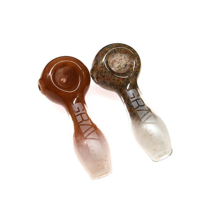 Grav Mutil Colors Glass Spoon Pipes for Smoking Daily Use 034#