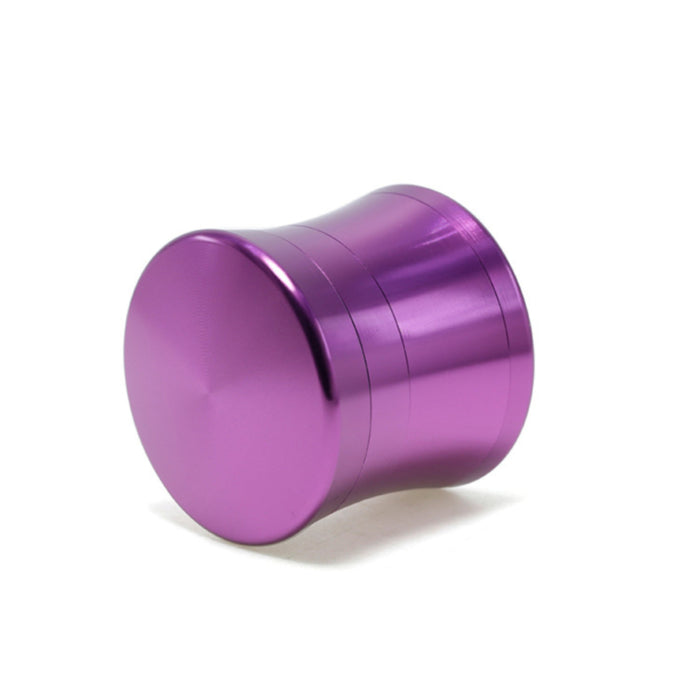 50MM Four-layer Double Chamfer Sector Grinding Flat Aluminum Alloy Smoke Grinder | Purple