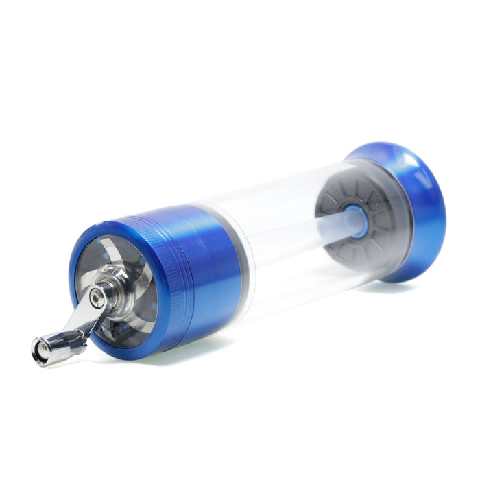 Diameter 52MM Rocker Zinc Alloy With Pipe Weed Grinder | Blue Color