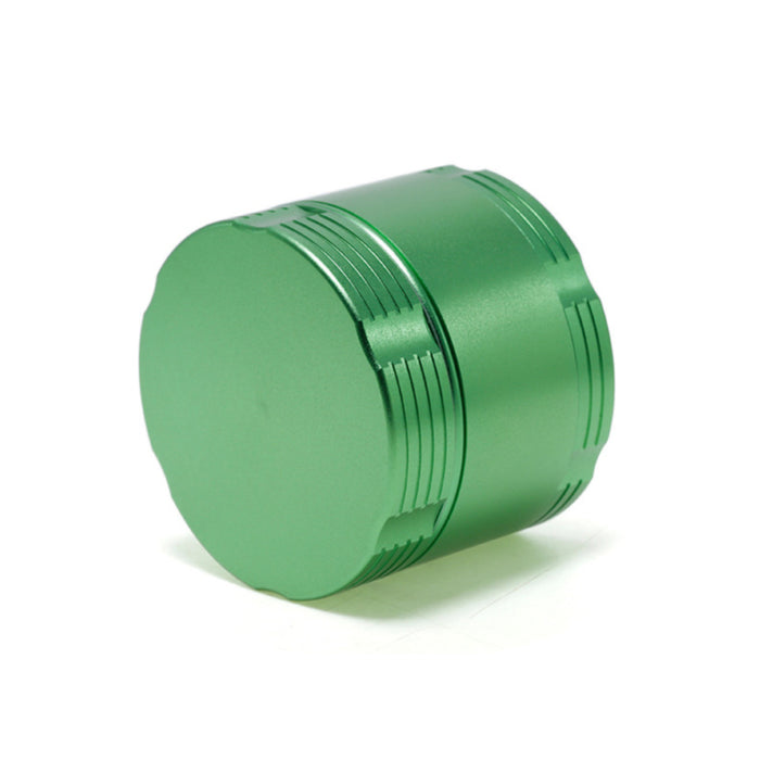 55MM Double Chamfered Flat Aluminum Alloy Herb Grinder | Green Color