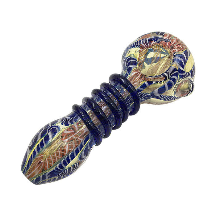 Wholesale Colorful Glass Pipes Smoking Pipes  Glass Bubblers 406#