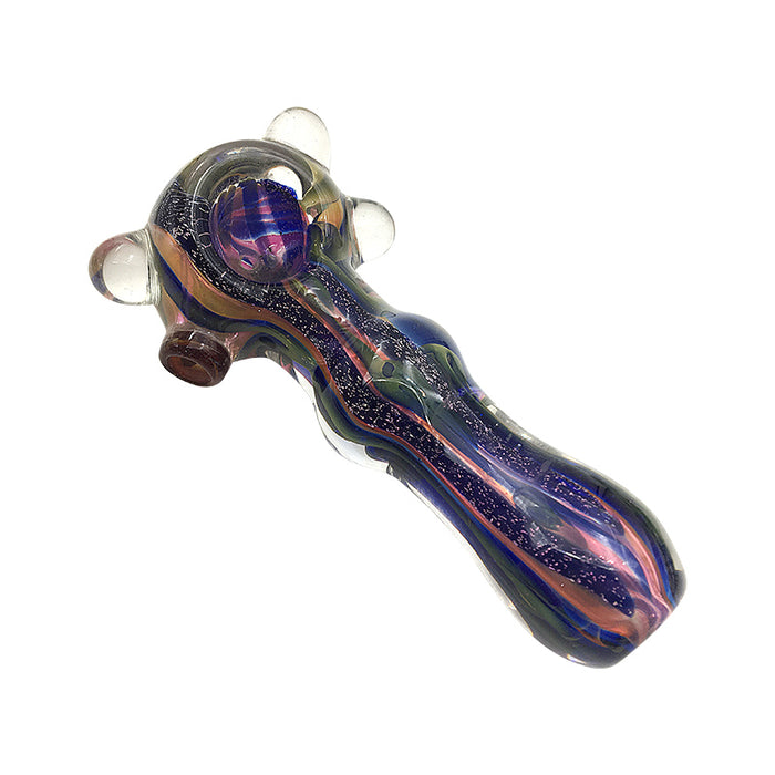 Glass Hand Pipe for Smoking People with Blue Color 301#