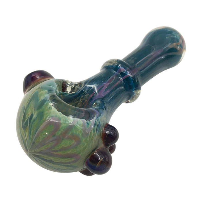 Color Pipe Fumed Spoon Pipe for Tobacco Smoking Wholesale 260#