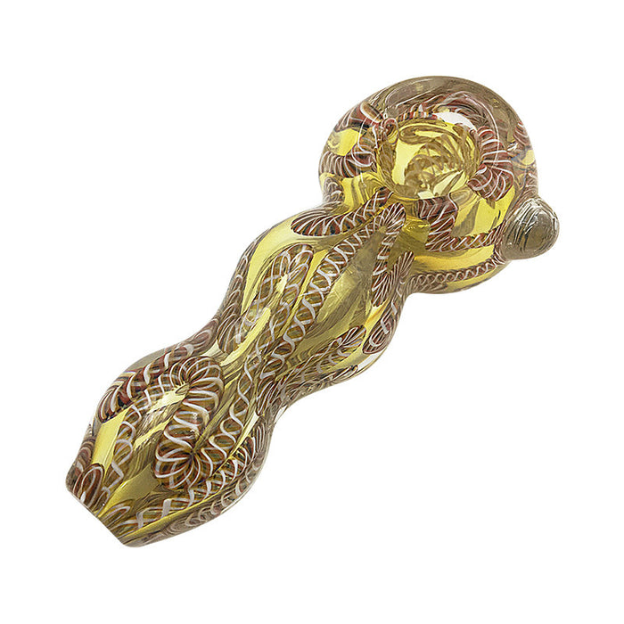 New Glass Hand Pipe ColorGlass Spoon Pipe 335#