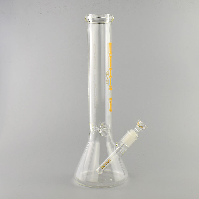 14.5" Tall Beaker Bong with Different Color logo 338#