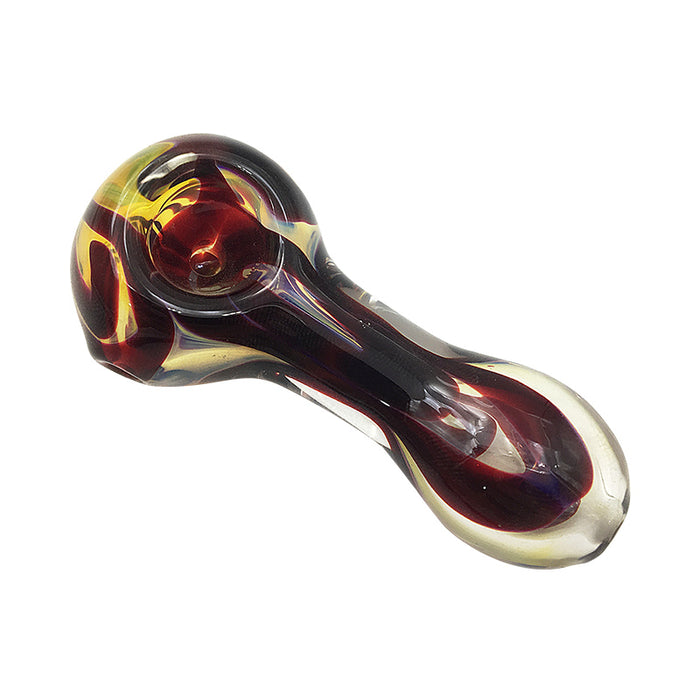 Glass Pipe Smoking Tobacco Hand Pipe Spoon Dry Pipes 289#