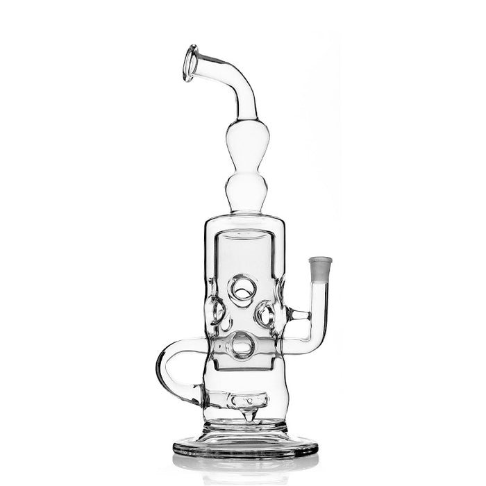 14.5 Inches Tall Feb Egg Thick Glass Hookahs Dab Rigs With 14mm Bowl