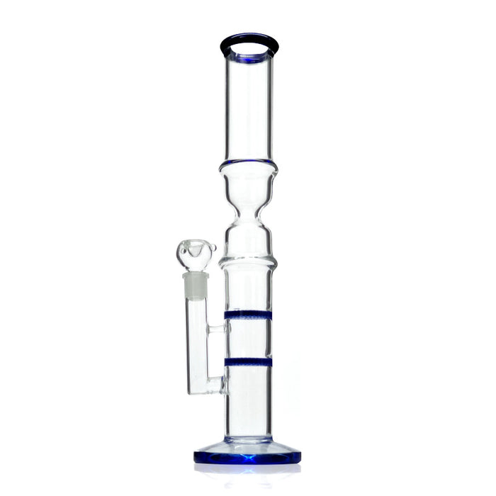 Beaker Base Glass Pipe for Smoking with Precooler