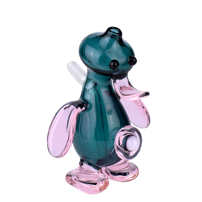 Pokemon Golduck/Psyduck Design Glass Hand Pipe 128#