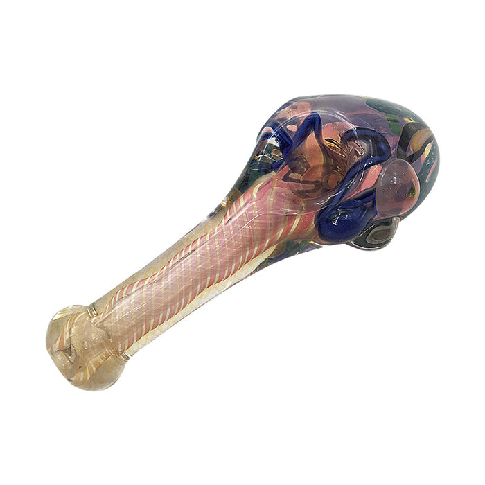 Best Quality Spoon Glass Smoking Pipes Colorful Mini Hand Pipe 431#