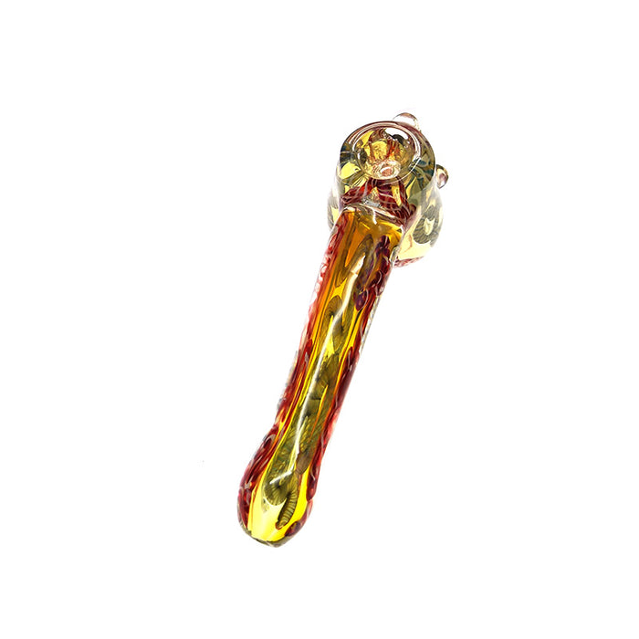 Factory Price Unique Stlyle Glass Bubbler Hand Pipe for Smoking 030#