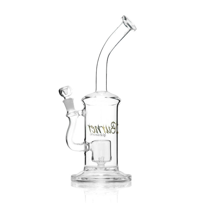 Burner Glassworks -12" Bent Neck Barrel Perc Bong