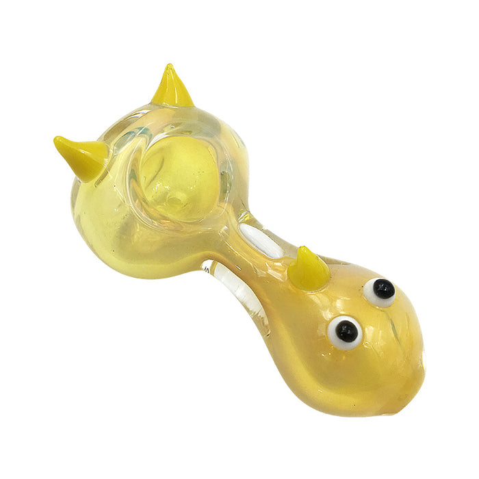 Lovely Yellow Duck Spoon Pipe Heady Glass Pipes 297#