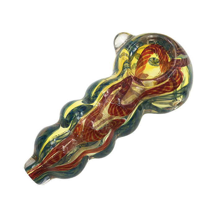 New Glass Hand Pipe Spoon Wholesale Hookah Tobacco Glass Smoking Pipe 322#