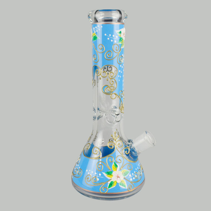 7mm Glass Beaker Thick Water Pipe DAB Rigs Heady Glass Pipe 366#