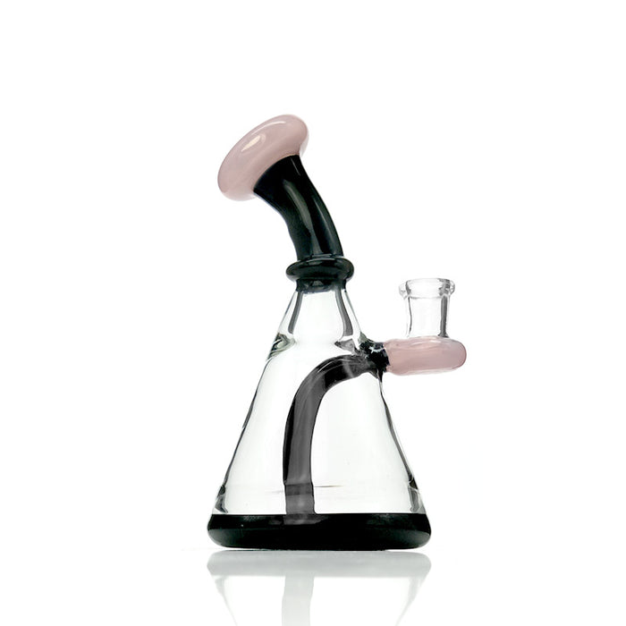 Mini Practical Elegant Glass Beaker Water Pipes for Smoking 267#