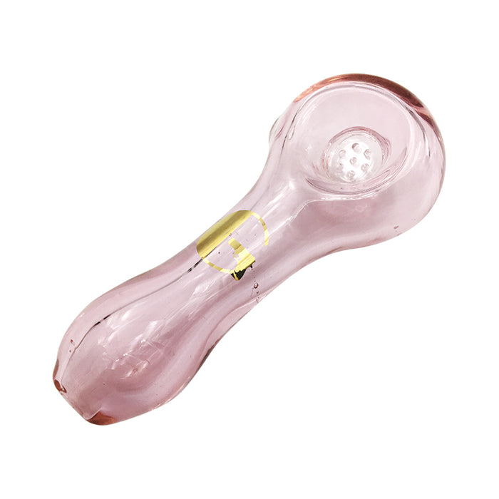 Flashy  Glass Pipe Pink Color Pipes  Hand Pipes 271#