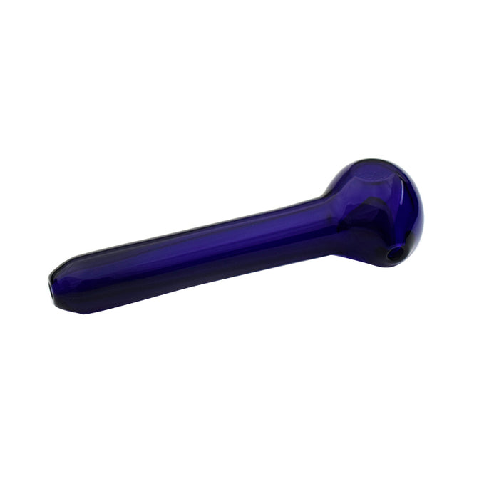 5" Long glass pipe blue pipe for smoking use G019