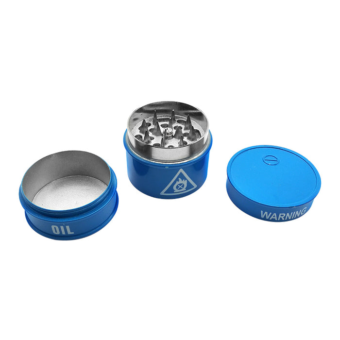 Mini 3 layers Fabulous And Lovely Design Metal Herbal Smoking Crusher Hookah Pipe Tobacco Hand Crank Grinder For Easily Operate