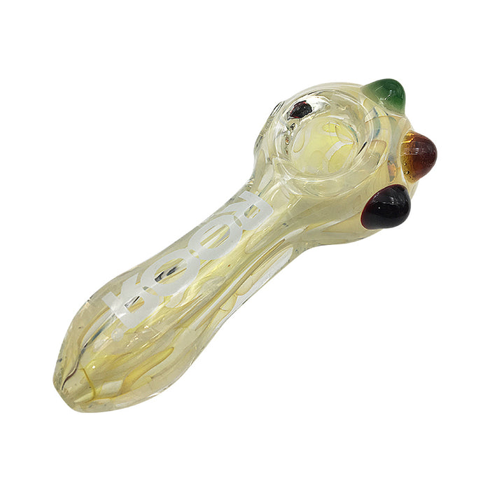 Fashion Color Pyrex Spoon Hookah Pipes Glass Smoking Pipe 433#