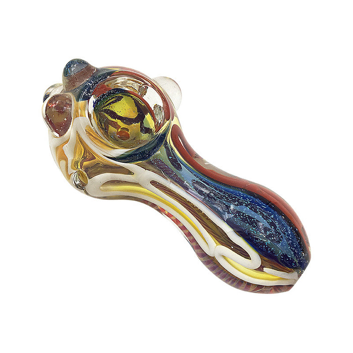 Glass Hand Pipe Mini Bowl Glass Smoking Spoon Pipe 326#
