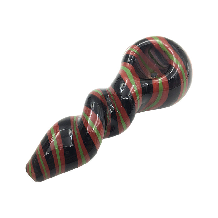 Glass Pipes Smoking Hand Pipe Colorful Pipe 4.2" Length 279#