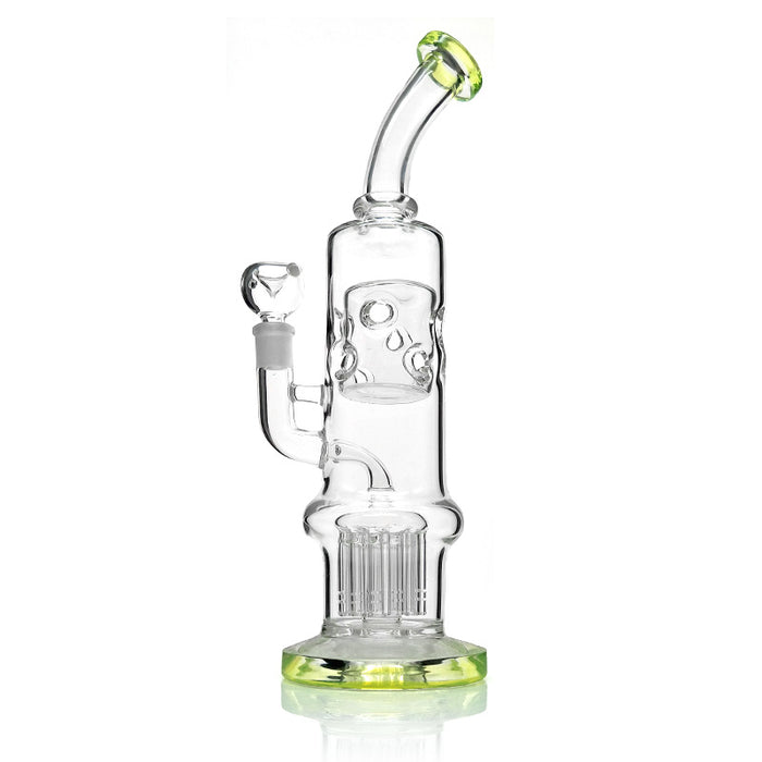 Bent Neck Barrel Swiss Hookah Glass Smoking Water Pipes 278#
