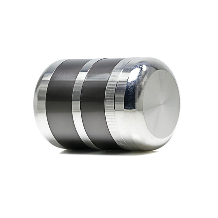 60MM 6-Layer Zinc Alloy Thermos Cup Shape Color Matching Herb Grinder-Gun-Silver